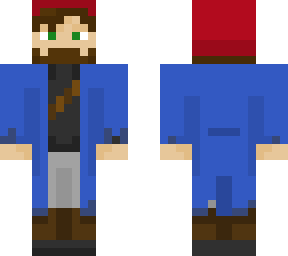 hat with a beard (sylwester opiekun variant)