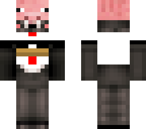 pig holding a pig
