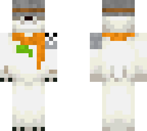 polar bear with helmet and scarf and bird