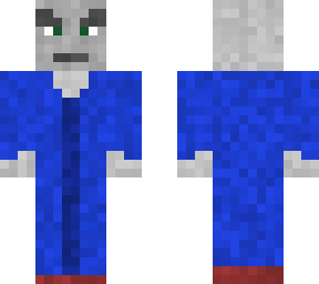 witch in blue robe