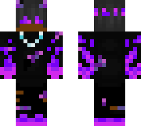 black and purple fire blindfold