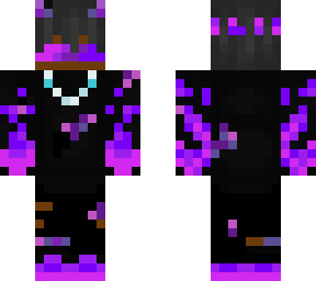 black and purple fire blindfold