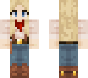 blonde cowgirl
