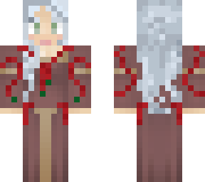 christmassy old lady