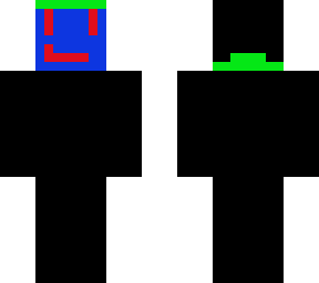 neon green man