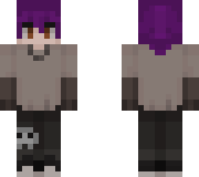 purple hair grunge