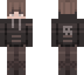 skull dude bro cool (brown hair)