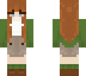 aesthetic green redhead