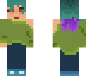 blue hair girl