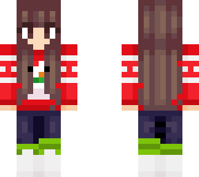 christmas cute girl snowman brown hair