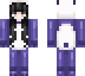 purple panda girl 2.0 brown eyes