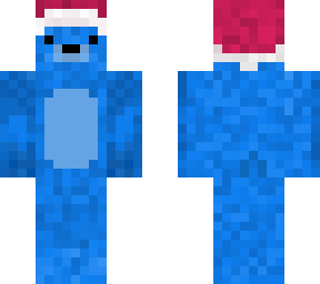 santa blue bear