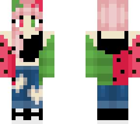 watermelon wolf gamer girl