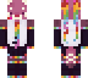 rainbow miku on red panda
