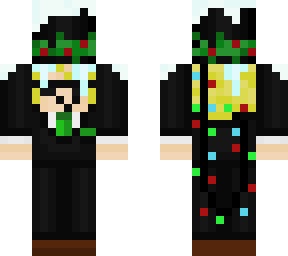 a christmas guy in a suit