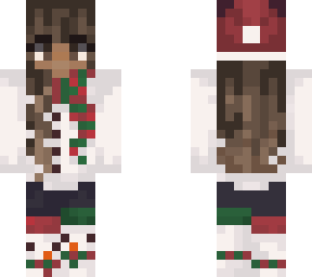 brown xmas skin