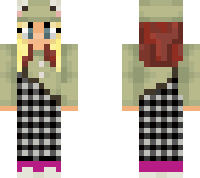 frog girl with pink shoes