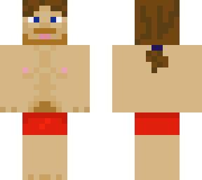man in swim shorts