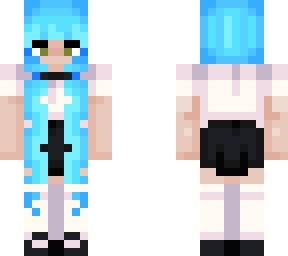 sky blue school girl (oc valarie)
