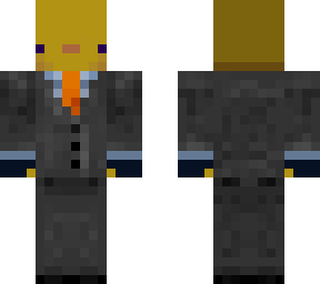 suited axolotl (yellow variant)