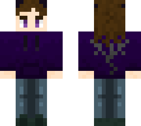 wide (horns) purple dragon hoodie