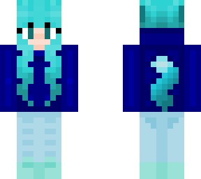 blue styled werewolf