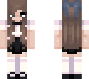 brown girl school girl (oc poppy)