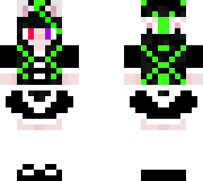 feminized maid boy (goth)