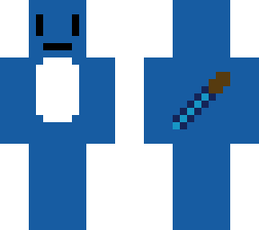 penguin with sword