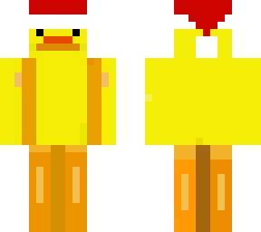 ducky with a santa hat