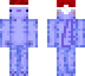 festive blue axolotl