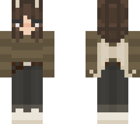 moth girl w/ short hair