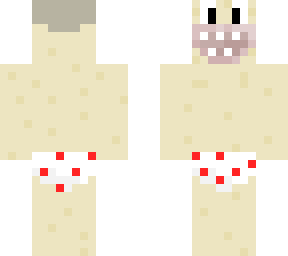 old man in underwear