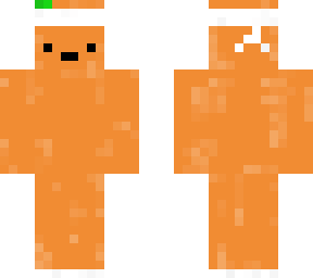 orange fruit skin with headband (slim and simplified)