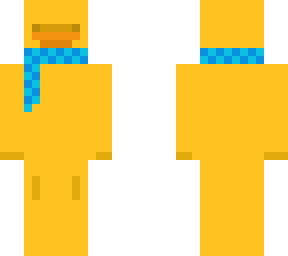 duck with scarf