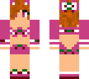 pink christmas girl