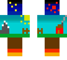 cartoony field