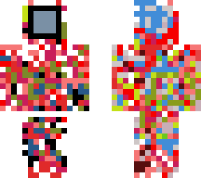 colorful computer man