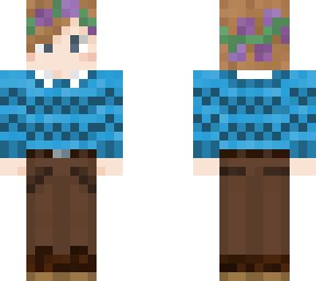 edited blue sweater