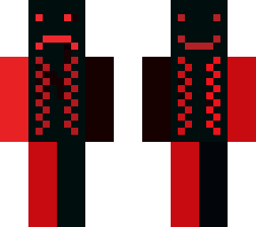 red and black