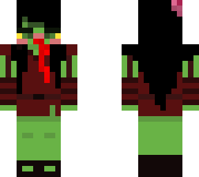 my first skin- zombie girl :3