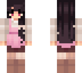 pink elf girl botanist