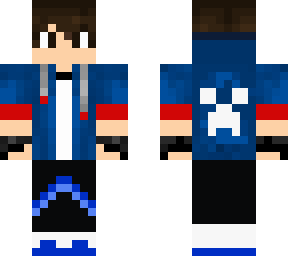 skin de creeper azul