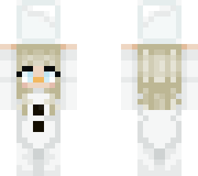 snowman carrying snowball (blonde)