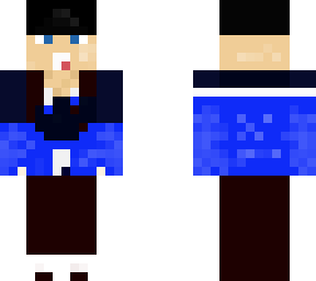 black blue skin