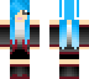 Blue Hair | Minecraft Skin