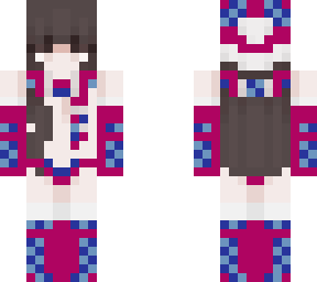 magenta and blue
