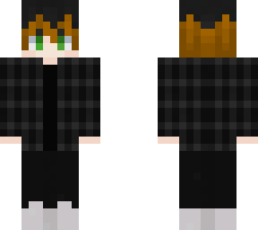 black plaid
