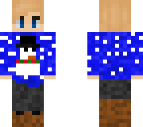 blue sweater me