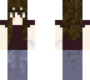 brown hair girl with bandage